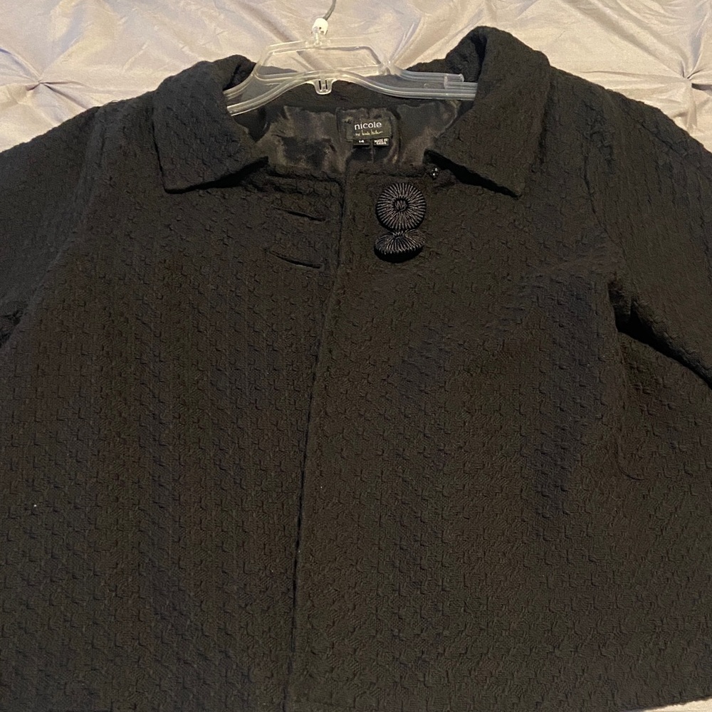 Nicole Black Women's Cape Jacket